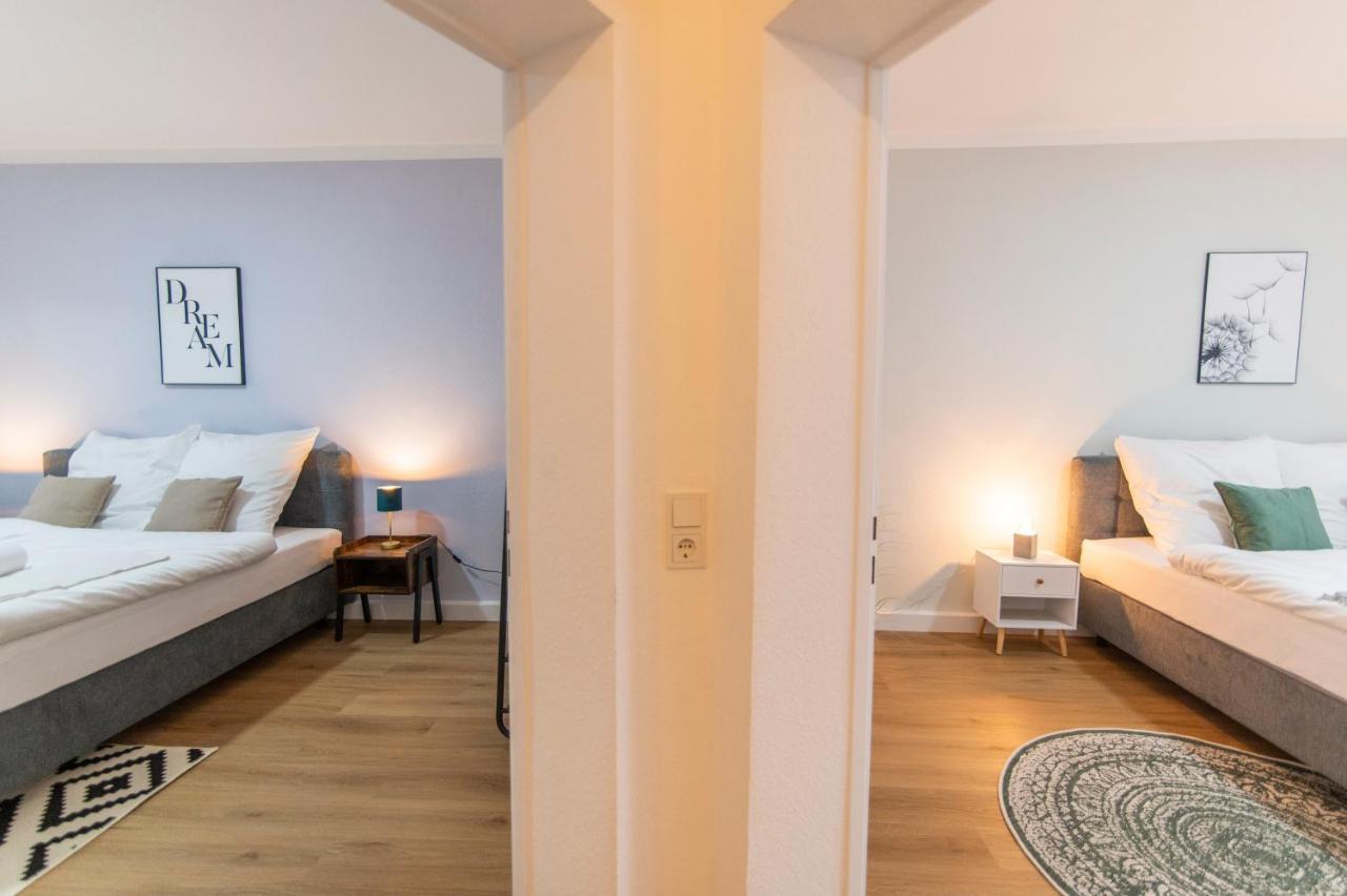 Peter Apartments - Wohnung 90Qm, 3 Schlafzimmer, Kueche, Wohnzimmer, Balkon, Netflix フルダ エクステリア 写真